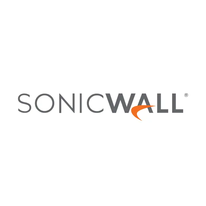 SonicWall logo with orange accent